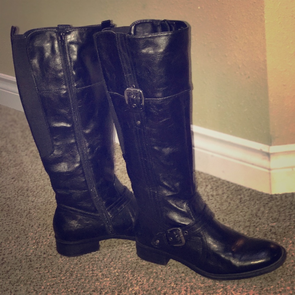 Wear Ever black riding boots